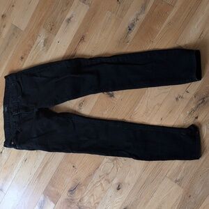 Hudson Colette Mid-rise Skinny Jeans in Black size 27